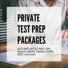 Load image into Gallery viewer, Test Prep Private Tutoring & Packages