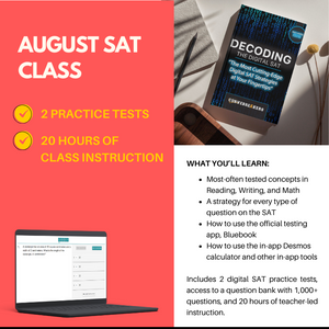 August 2024 SAT Class (Tues/Thurs)