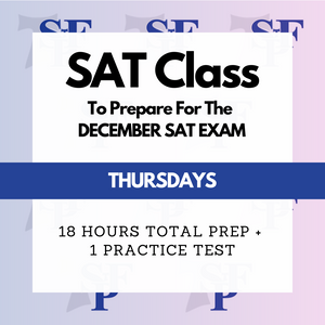 SFP SAT Class for the December 2023 Exam (Thursdays)