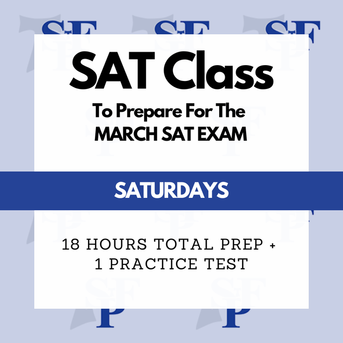 SFP March 2026 SAT Class on Saturdays