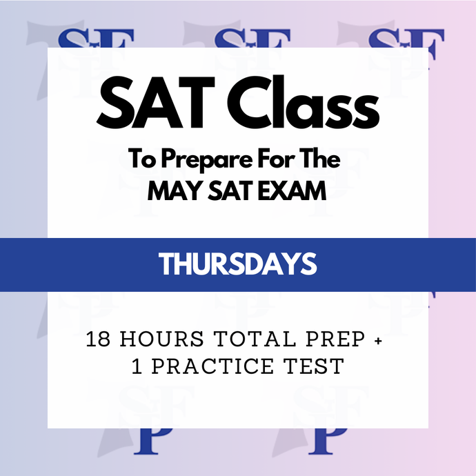 SFP May 2025 SAT Class (Thursdays)