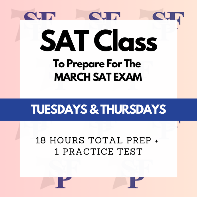 SFP March 2026 SAT Class on Weekdays