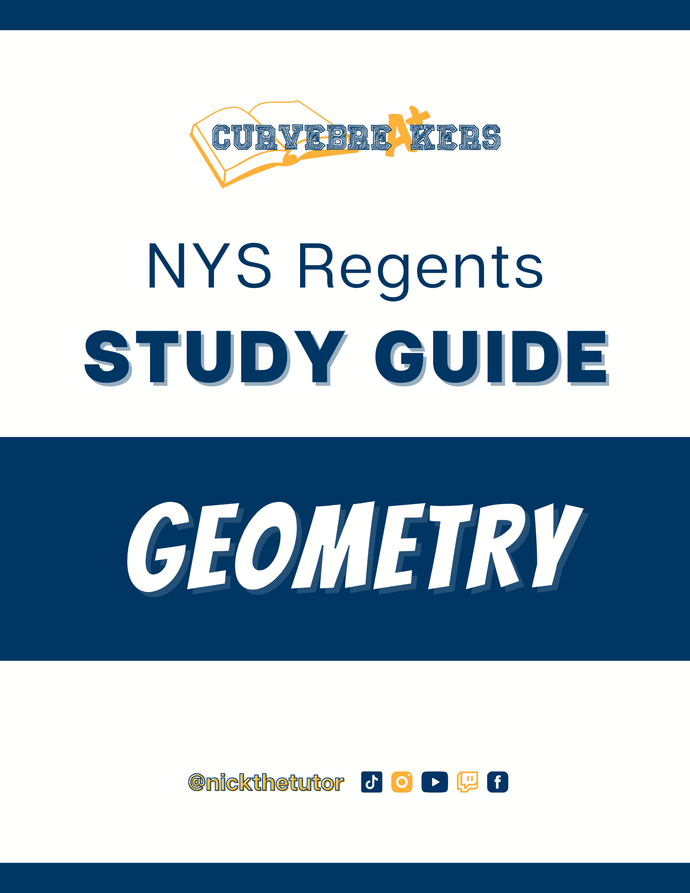 Geometry Regents Study Guide