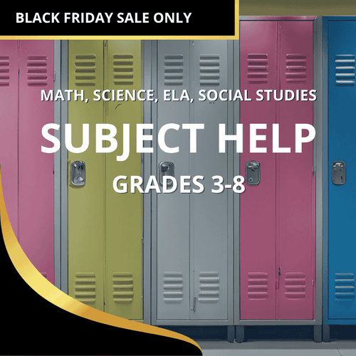 Subject Help for Grades 3-8