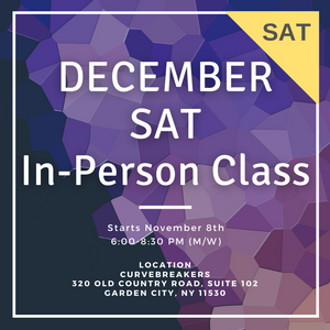 In-Person December SAT Class (M/W)